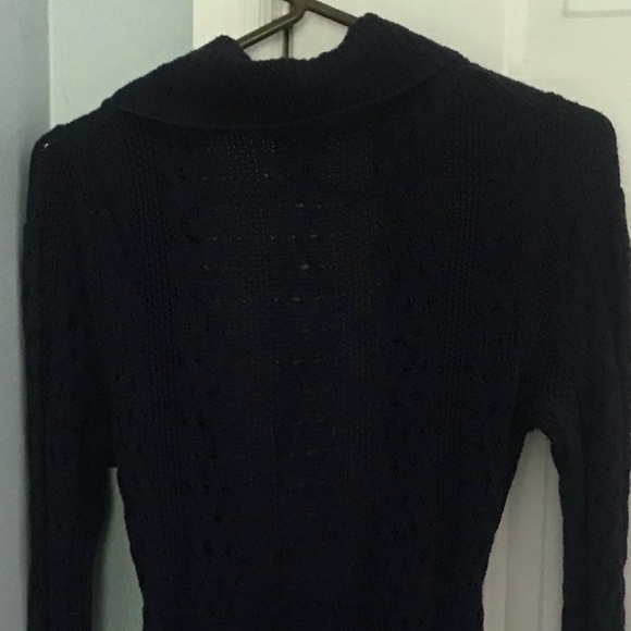 Soma Navy Blue Women's Cardigan Sweater - Picture 5 of 6